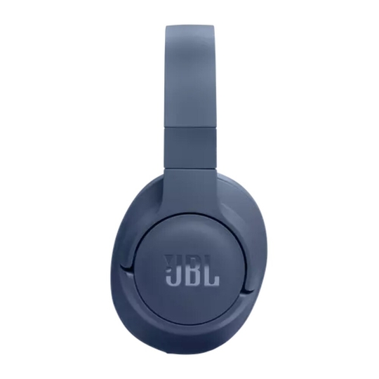 JBL Tune 720BT Wireless Over Ear Headphones with Mic, Pure Bass Sound, Upto 76 Hrs Playtime, Speedcharge, Dual Pairing, Customizable Bass with Headphones App, Lightweight, Bluetooth v5.3, Blue