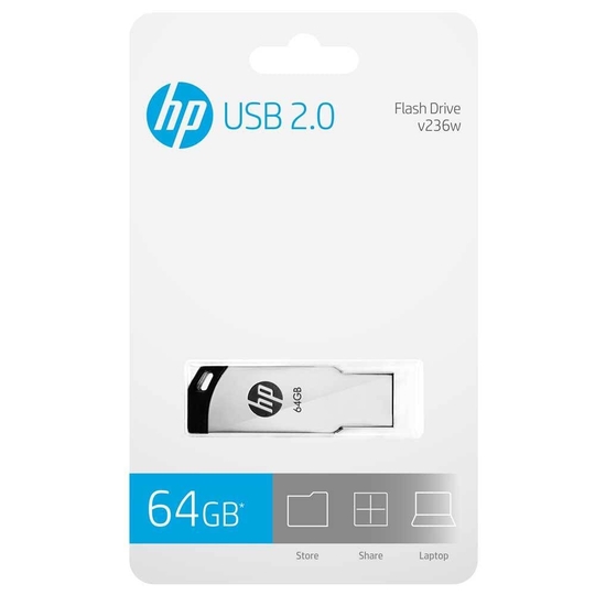 HP 32 GB Metal Body USB 2.0 Flash Drive, v236w