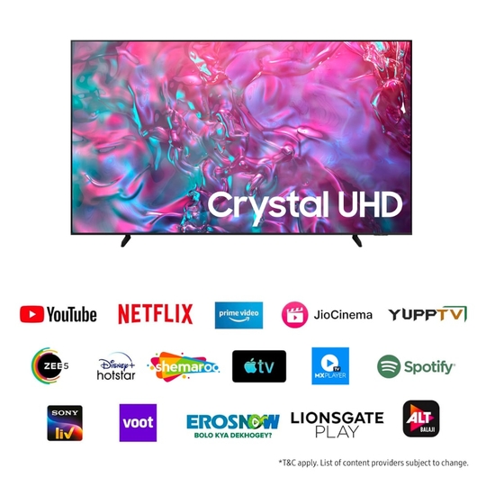 Samsung 247 cm (98 inches) 4K Ultra HD Smart LED TV, 98DU9000, Black