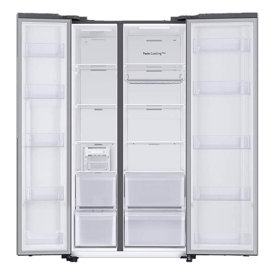 Samsung 653 litres 3 Star Side by Side Refrigerator, Real Stainless RS76CG8113SLHL