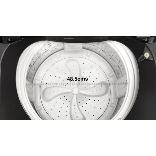 Panasonic 11 kg Fully Automatic Front Loading Washing Machine, NAF110VD1BB, Black Silver