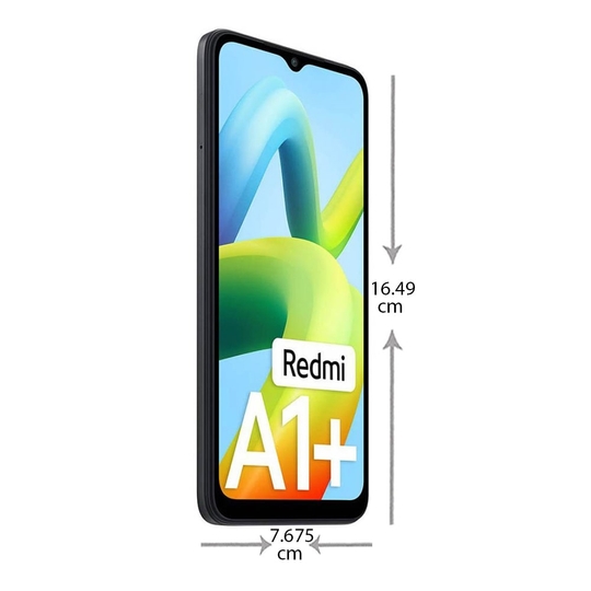 Redmi A1 Plus 32 GB, 2 GB RAM, Black Mobile Phone