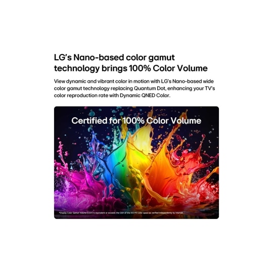 LG 190 cm (75 inches), QNED70 Smart TV with alpha 7 AI Processor 4K Gen9, Filmmaker Mode with Dolby Atmos 2026, Black, 75QNED70BLA