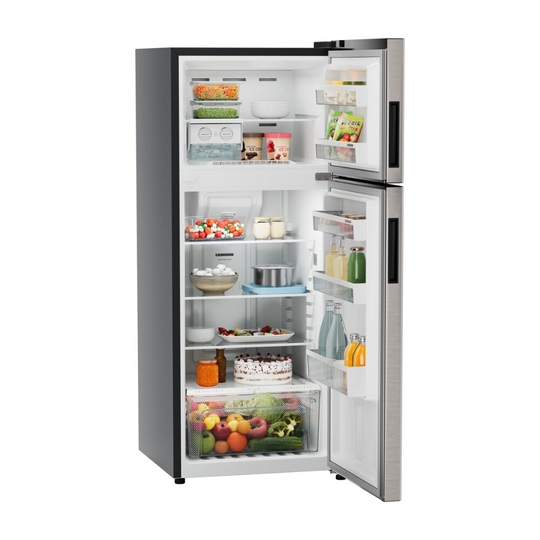 Liebherr 245 L 2 Star Frost Free Double Door Refrigerator, Grey Steel, TCPgsB2411