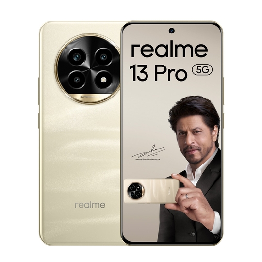 Realme 13 Pro 5G 256 GB, 8 GB RAM, Monet Gold, Mobile Phone