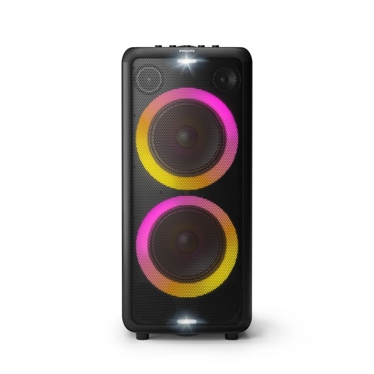 Philips TAX5206 2 Channel Bluetooth party speaker with Karaoke Effects, Black