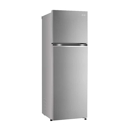 LG 272 litres 2 Star Double Door Refrigerator, Shiny Steel GL-S312SPZY