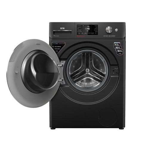 IFB 7 kg Front Load, AI Powered, Wifi Enabled, Power Steam, Eco Inverter Motor, 9 Swirl wash, Black (ELITE BXN7012HK)