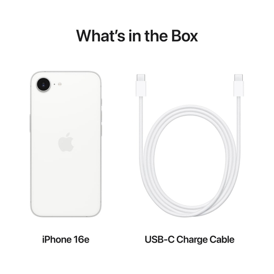 Apple iPhone 16e 128 GB, White