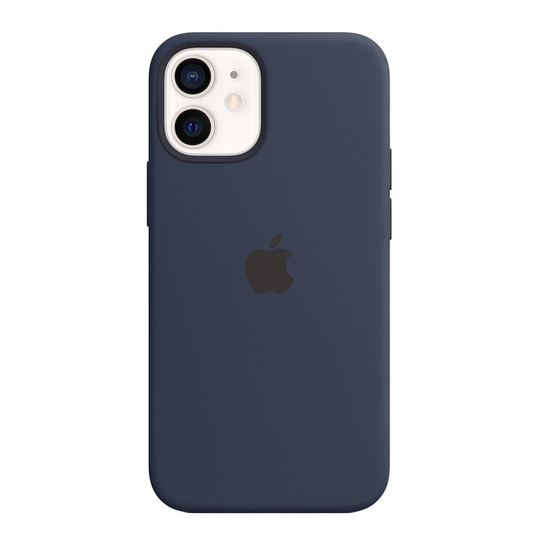 Apple iPhone 12 mini Silicone Case with MagSafe - Deep Navy