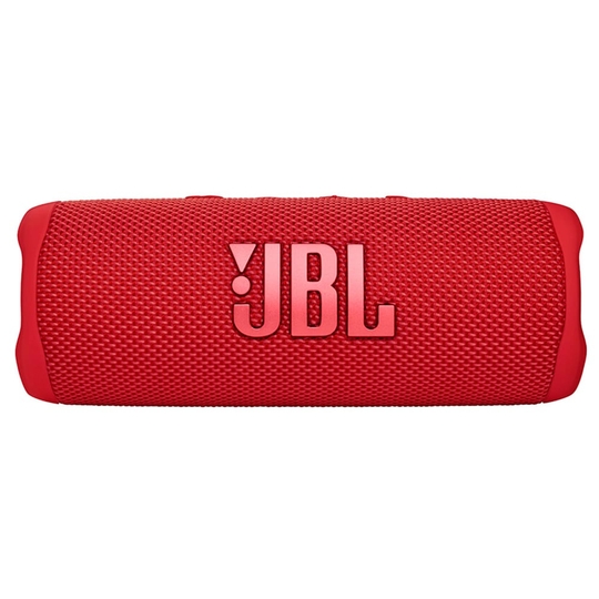 JBL Flip 6 Wireless Portable Bluetooth Speaker with JBL Pro Sound, Upto 12 Hours Playtime, IP67 Water & Dustproof, PartyBoost & Personalization by JBP App (Without Mic), Red