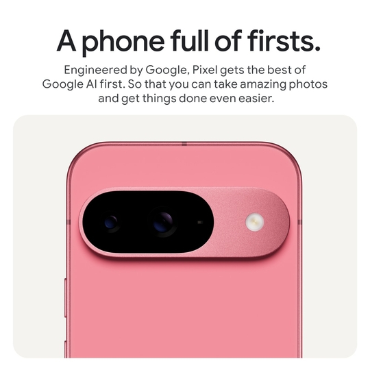 Google Pixel 9 256 GB, 12 GB RAM, Porcelain, Mobile Phone
