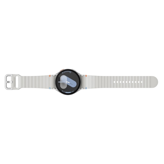Samsung Galaxy Watch 7 44 mm Bluetooth + LTE Smart Watch, 3nm Processor, Dual GPS, Sapphire Glass & Armour Aluminum, 5ATM & IP68, HR, SpO2, BP & ECG Monitor, Silver, SM-L315FZSAINS
