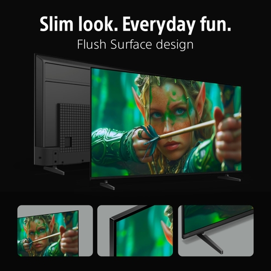 Sony 108 cm (43 inches) BRAVIA 2 4K Ultra HD Smart LED Google TV, K-43S22M2, Black