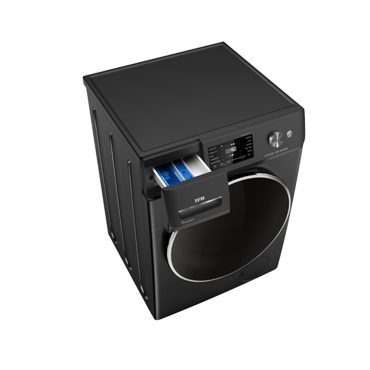 IFB 7 kg Front Load, AI Powered, Wifi Enabled, Power Steam, Eco Inverter Motor, 9 Swirl wash, Black (ELITE BXN7012HK)