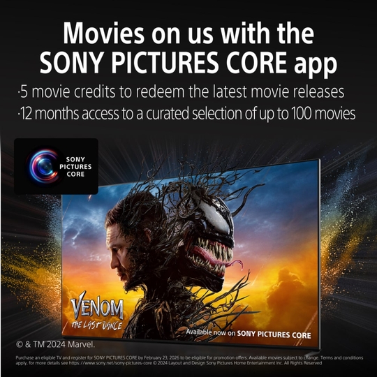 Sony 108 cm (43 inches) BRAVIA 2 4K Ultra HD Smart LED Google TV, K-43S22M2, Black
