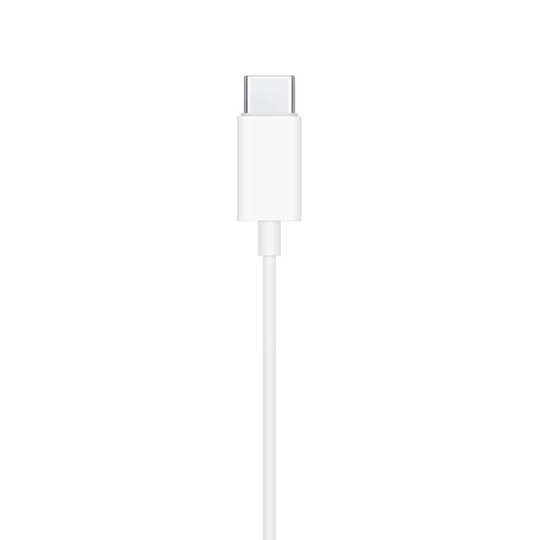 Apple USB Type C EarPods with mic, Sweat and Water Resistant, High Quality Audio, Circular Earbuds, Deep, rich bass tones, Control music and video playback, Answer and end calls, White