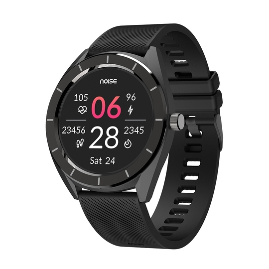 Noise NoiseFit Endure Smart Watch, Charcoal Black