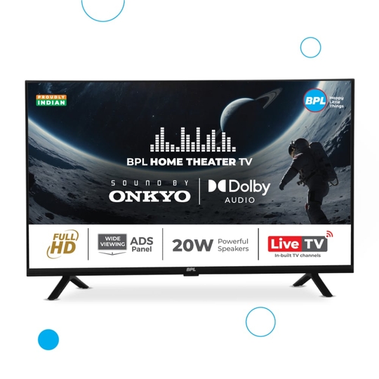 BPL 40 FHD HOME THEATRE ONKYO TV 40FF2340 with ADS Panel, Sound By Onkyo & Dolby Audio