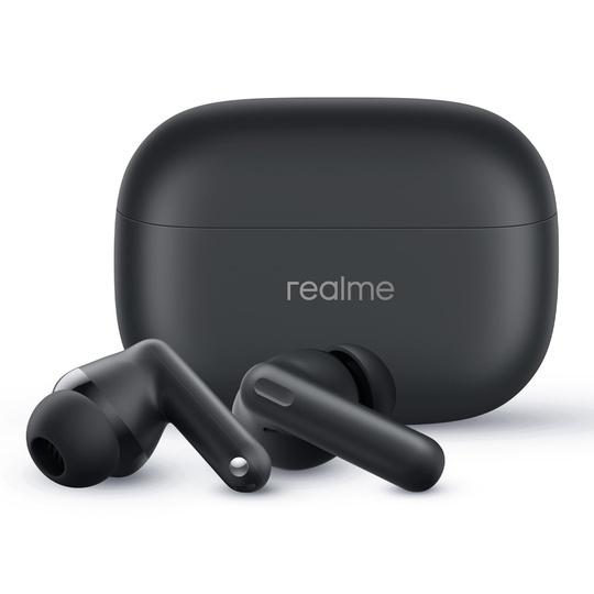 realme Buds T310 TWS Bluetooth Earbuds with 12.4 mm Dynamic Bass Driver, 40 Hrs Total Playback, Fast Charge (10 min Charge for 5 hrs Playback), Vibrant Black