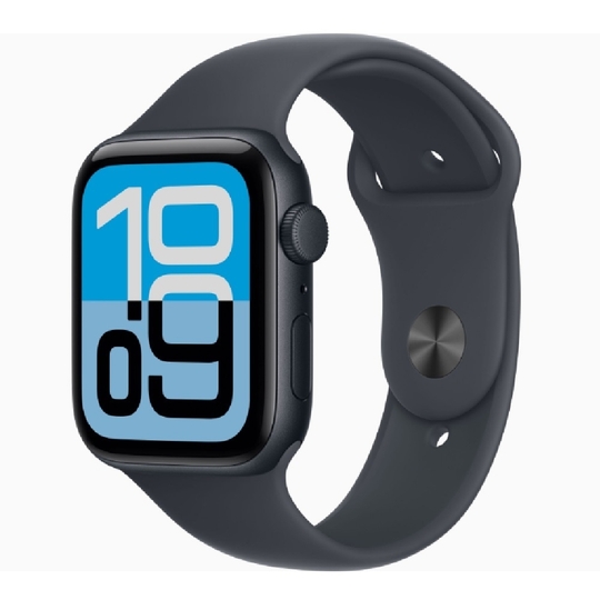 Apple Watch SE 3 GPS 44 mm Midnight Aluminium Case with Midnight Sport Band - S/M