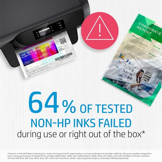 HP 802 Ink Cartridge, Tri-color
