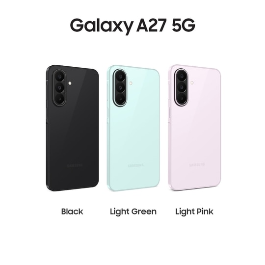 Samsung Galaxy A27 5G 128 GB, 6 GB RAM, Light Pink, Mobile Phone