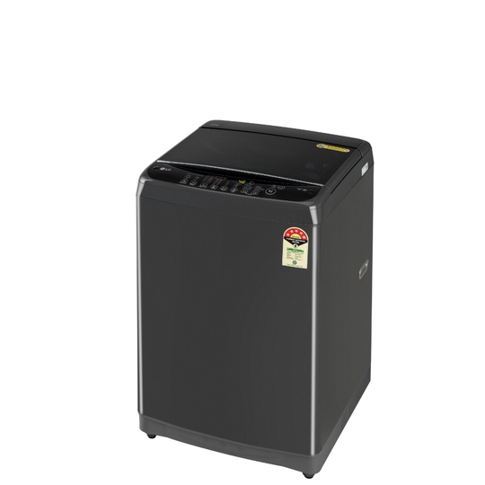 LG 12 kg Fully Automatic Top Loading Washing Machine, T12SJMB1Z, Black