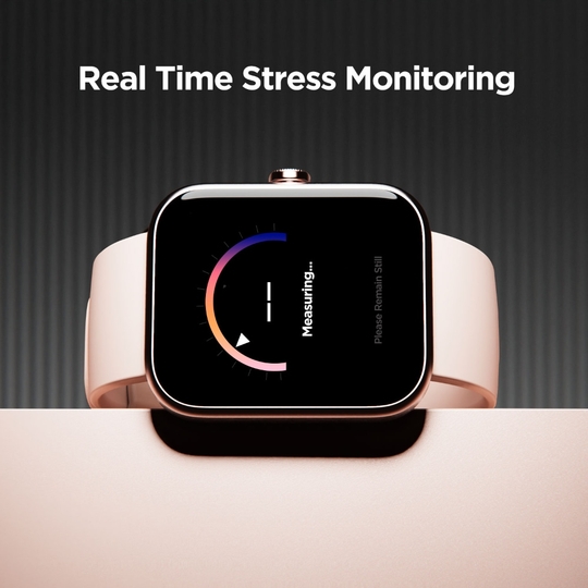 boAt Xtend Smart Watch with Alexa Built-in, 4.29 cm (1.69 inch) HD Display, Multiple Watch Faces, Stress Monitor, HR & SpO2 Monitoring, 14 Sports Modes, Sleep Monitor, 5 ATM & 7 Days Battery Life(Sandy Cream)
