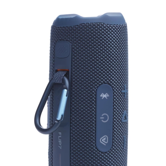 JBL Flip 7 Portable Waterproof and Drop-Proof Speaker, Bold Pro Sound with AI Sound Boost, 16 Hrs of Playtime and PushLock System with Interchangeable Accessories (Blue)