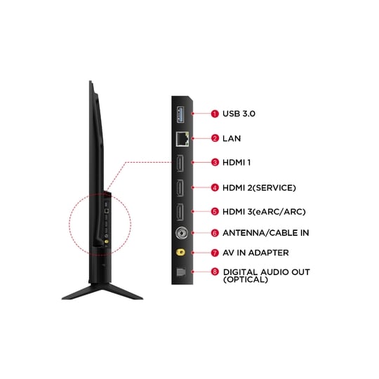TCL 43T69D 109.22 cm (43 inch) QLED Google TV, Black