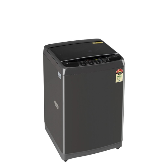 LG 12 kg Fully Automatic Top Loading Washing Machine, T12SJMB1Z, Black