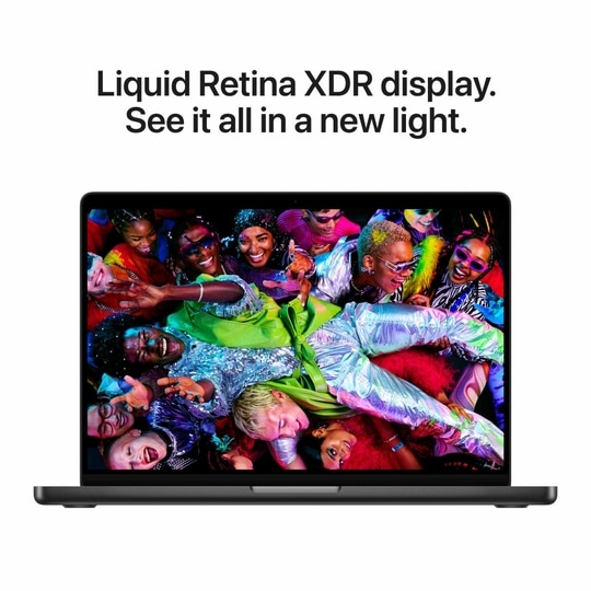 Apple MDE14HN/A MacBook Pro (Apple M5 Chip/16 GB/1 TB SSD/MacOS/Liquid Retina XDR), 35.56 cm (14 inch), Space Black