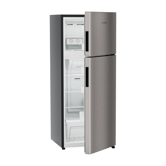 Liebherr 245 L 2 Star Frost Free Double Door Refrigerator, Grey Steel, TCPgsB2411