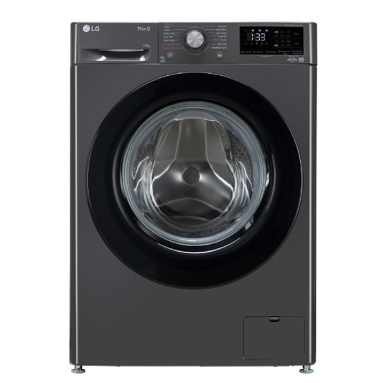 LG 10 kg Fully Automatic Front Loading Washing Machine, FHP1410Z3M, Middle Black