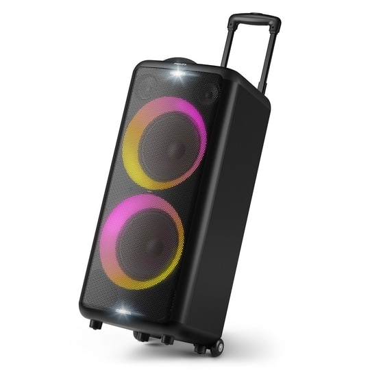 Philips TAX5206 2 Channel Bluetooth party speaker with Karaoke Effects, Black