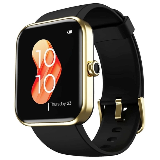 boAt Xtend Smart Watch with Alexa Built-in, 4.29 cm (1.69 inch) HD Display, Multiple Watch Faces, Stress Monitor, HR & SpO2 Monitoring, 14 Sports Modes, Sleep Monitor, 5 ATM & 7 Days Battery Life( Pitch Black)