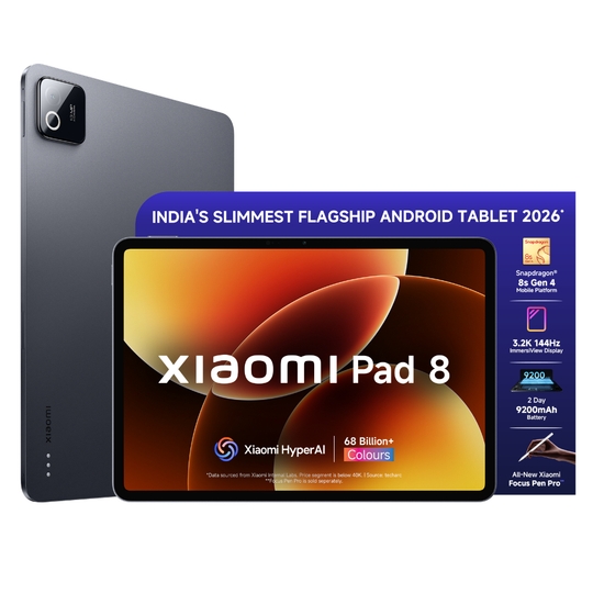Xiaomi Pad 8 28.44 cm (11.2 inch) Nano Texture Display Edition Wi-Fi Tablet, 12 GB RAM, 256 GB, Graphite Grey, 72669