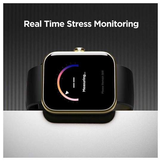 boAt Xtend Smart Watch with Alexa Built-in, 4.29 cm (1.69 inch) HD Display, Multiple Watch Faces, Stress Monitor, HR & SpO2 Monitoring, 14 Sports Modes, Sleep Monitor, 5 ATM & 7 Days Battery Life( Pitch Black)