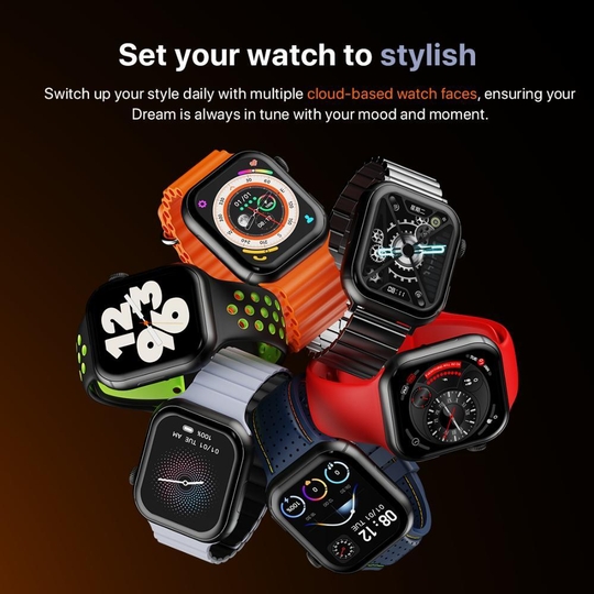 Fire-Boltt Dream Wristphone 5.13 cm (2.02 inch) full Touch screen, Supports 1000+ Smartphone Apps & Other Functions like a 4G LTE Nano-SIM, BT call, Wi-Fi, GPS, 16 GB Storage, 800 mAh (Shadow Glide)