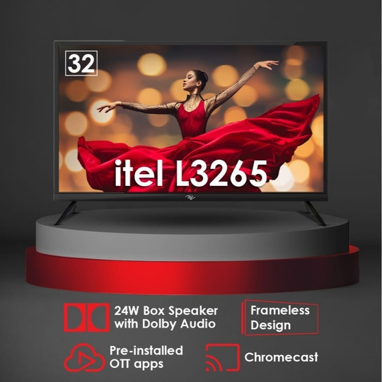 Itel 80 cm (32 inch) HD Ready Smart LED TV, L3265