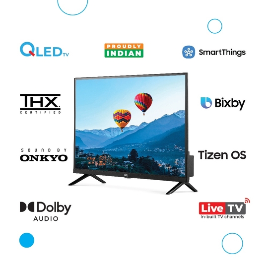 BPL 32QLED HOMETHEATRE ONKYO TTV32QF8540 with THX Certified, Sound by Onkyo, Dolby Audio
