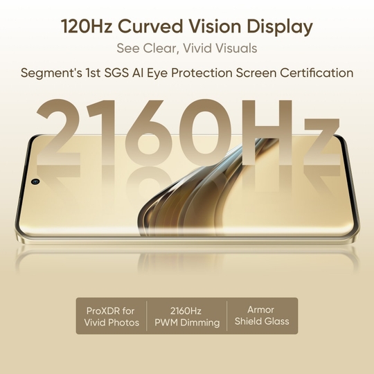 Realme 13 Pro 5G 256 GB, 8 GB RAM, Monet Gold, Mobile Phone