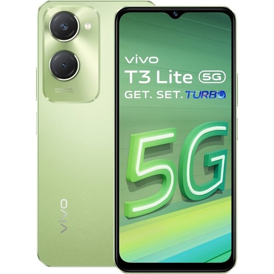 Vivo T3 Lite 5G 128 GB, 6 GB RAM, Green, Mobile Phone
