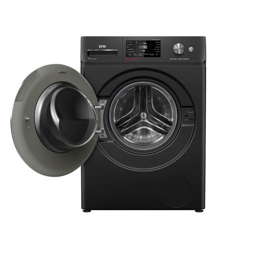 IFB 7 kg Front Load, AI Powered, Wifi Enabled, Power Steam, Eco Inverter Motor, 9 Swirl wash, Black (ELITE BXN7012HK)