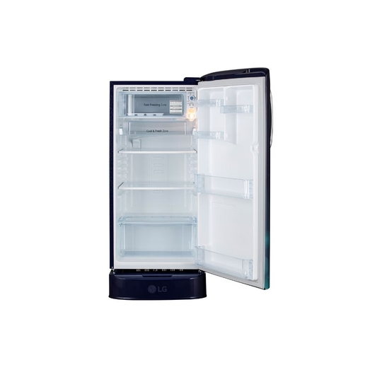 LG 185 L 3 Star Direct Cool Single Door Refrigerator, Blue Charm, GL-D201ABCD