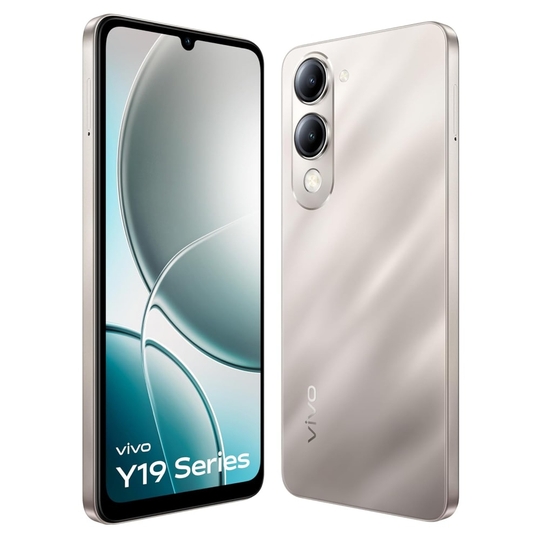 Vivo Y19e 64 GB, 4 GB RAM, Titanium Silver, Mobile Phone