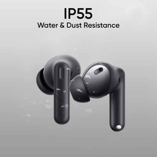 realme Buds T310 TWS Bluetooth Earbuds with 12.4 mm Dynamic Bass Driver, 40 Hrs Total Playback, Fast Charge (10 min Charge for 5 hrs Playback), Vibrant Black