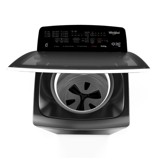 Whirlpool 10 kg Fully Automatic Top Loading Washing Machine, 360BWPROH10, Black, Graphite
