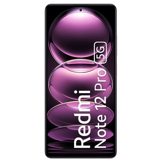 Xiaomi Redmi Note 12 Pro 5G 128 GB, 6 GB RAM, Stardust Purple, Mobile Phone